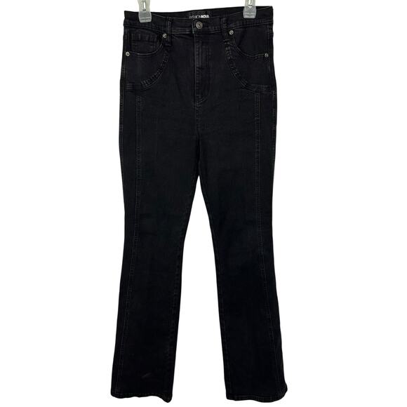 Fashion Nova Black Denim Jacket and Pants Set - Picture 4 of 10